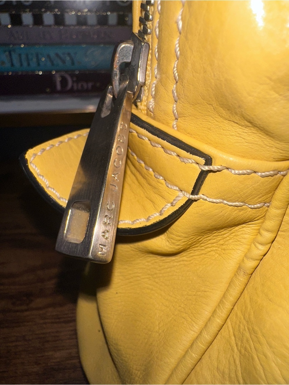 Vintage Marc Jacobs yellow Venetia Satchel - Picture 6 of 13